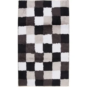 Koupelnová předložka Cawö Koupelnová Rohož, černá / šedá / bílá