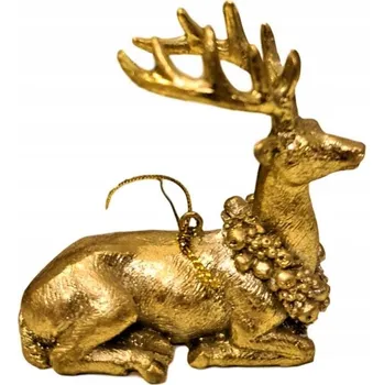 Obraz VÁNOČNÍ DEKORACE PŘÍVĚSEK ZLATÝ SOB