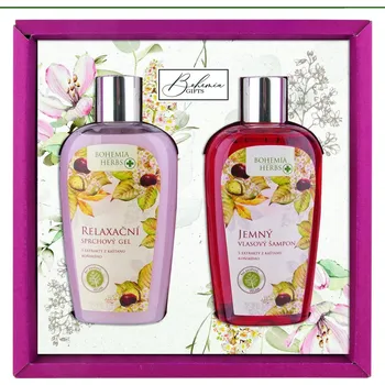 Bohemia Gifts Kosmetický balíček Koňský kaštan, vínová