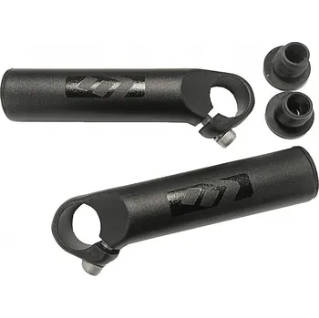 Rohy na řídítka rohy MAXBIKE MT-68A rovné černé matné (rohy ZOOM MT-68A rovné černé matné)