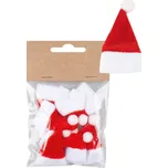 ANDĚL Dekorační čepice o 3 x 6 cm, 8 ks v sáčku