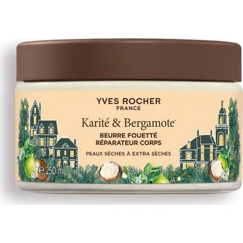 Tělové mléko Tělové máslo pro velmi suchou pokožku Karité & bergamot Vánoční limitovaná edice 250 ml od Yves Rocher
