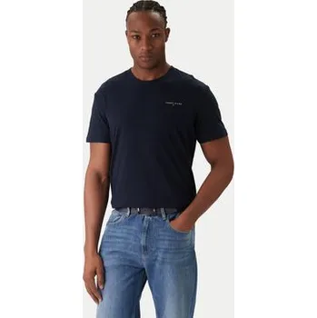 Pánské tričko Tommy Jeans Souprava triček Linear DM0DM22316 Černá Slim Fit S