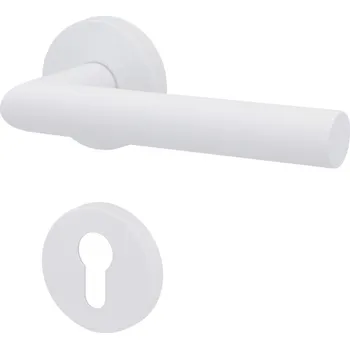 Dveřní kování Südmetall Ronny II-R, bílá, TopSpeed Cylindrická vložka, Klika jednostranná, pravá