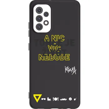 Pouzdro na mobilní telefon Picasee silikonový černý obal pro Samsung Galaxy A32 5G A326B - Kazma - TOHLE JE ŽIVOT A NIC VÍC NEBUDE
