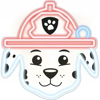 Lampička Noční lampa Tlapková patrola, vícebarevná