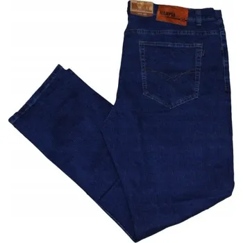 Pánské kalhoty 5XL Velké pánské kalhoty Námořnická Modrá* Strečový pas až do 120 cm