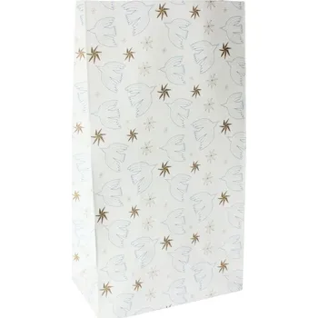 Balící papír Bella Rose Papírový sáček Holubičky –&nbsp;10&nbsp;ks