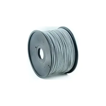 Filament GEMBIRD Tisková struna (filament) PLA, 1,75mm, 1kg, šedá 3DP-PLA1.75-01-GR
