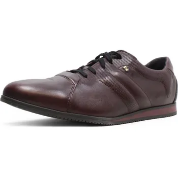 Pánské tenisky PÁNSKÉ TENISKY NIK 03-0871-01-7 BORDOVÁ Barva: BORDOVÁ, Velikost: 42