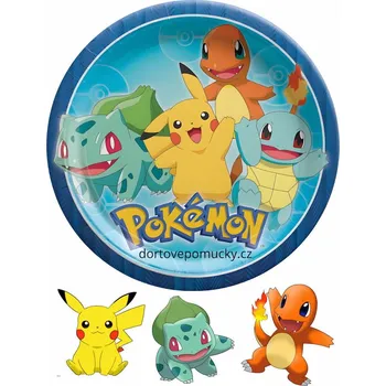 Přisada na vaření a pečení Pokémon č.8 - tisk na jedlý papír - Úprava na přání +20 Kč / Jedlý papír / Bez decor gelu