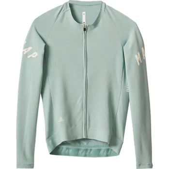 cyklistický dres MAAP Aeon LS Jersey - slate M