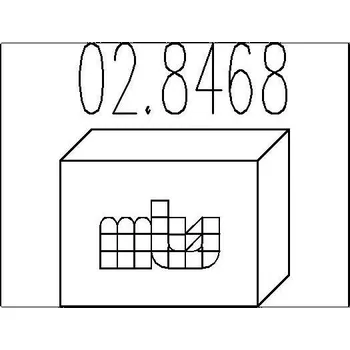 Výfukový systém Montazni sada, tlumic vyfuku MTS 02.8468