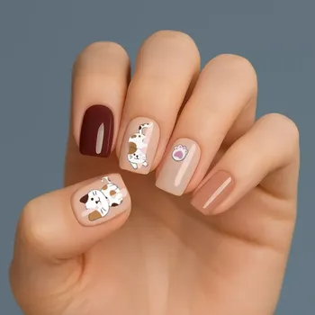 UV nálepky na nehty Lazy Cat