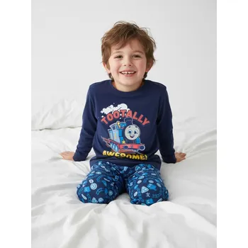 Oblečení a móda Sinsay - Dvoudílné bavlněné pyžamo Thomas & Friends - námořnická modrá - 304EV-59X - 304EV-59X-98