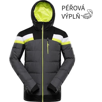 ALPINE PRO - FERER PÁNSKÁ PÉŘOVÁ LYŽAŘSKÁ BUNDA S MEMBRÁNOU PTX