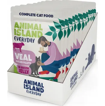 Krmivo pro kočku Kapsičky s krmivem Kapsička Animal Island Everyday pro kočky krmivo 12 x 85 g
