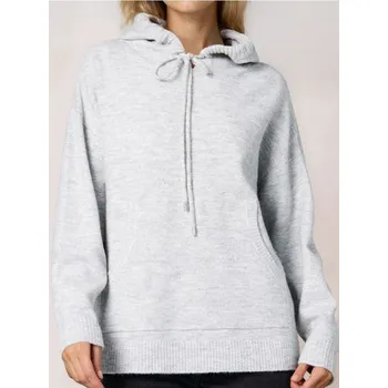 Dámský svetr Sinsay - Svetr s kapucí - šedá - 235FJ-09M - 235FJ-09M-L