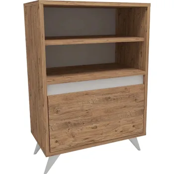 Botník Botník VerDesign 60 x 90,6 x 35 cm bílá, borovice