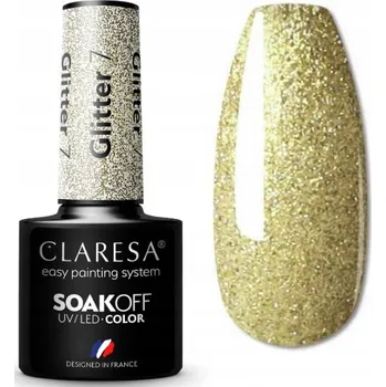 Lak na nehty Hybridní lak barevný lak Claresa Glitter 7