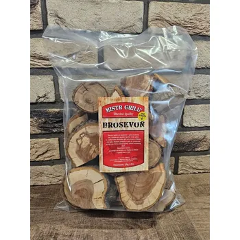 Příslušenství pro gril Mistr grilu Dřevěné špalíky k uzení - BROSKVOŇ, 3 kg