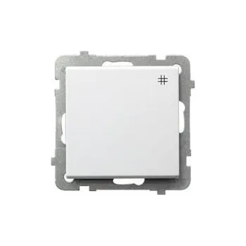 vypínač Křížový vypínač pod omítku Ospel bílý ŁP-4R/M/00