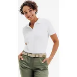 INESIS Dámské golfové polo s krátkým rukávem MW500 S BÍLÁ