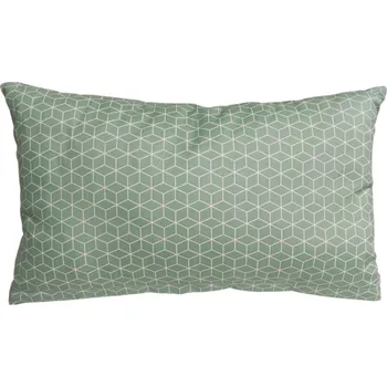 Povlak na dekorativní polštářek Povlak na polštářek 30 x 50 cm zelený šestiúhelník