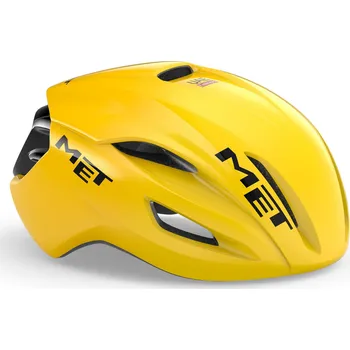 Cyklistická přilba MET Silniční cyklistická helma Met Manta Mips Jaune Limited Edition L/58–61cm ŽLUTÁ