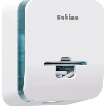 Dávkovač mýdla Zásobník kombinovaný na hygienické potřeby, bílý