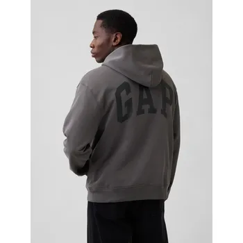 Pánská mikina GAP oversize mikina s logem GAP černá | šedá 3473171