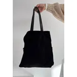 Černá semišová shopper kabelka Miraya Boto černá 3466639