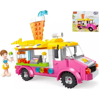 ostatní stavebnice COGO Girls stavebnice Mobilní občerstvení 189 dílků