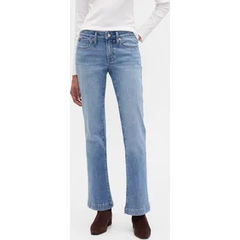 GAP Džíny Low Rise Long & Lean - Dámské GAP bílá | světle modrá 3473184