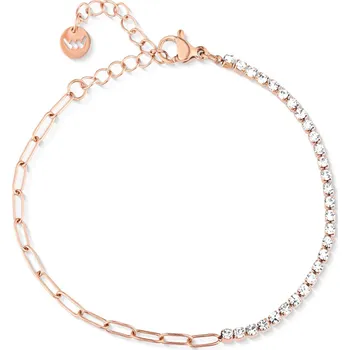 Šperk Náramek Lumisa z růžového zlata VUCH bílá | růžová 3471593