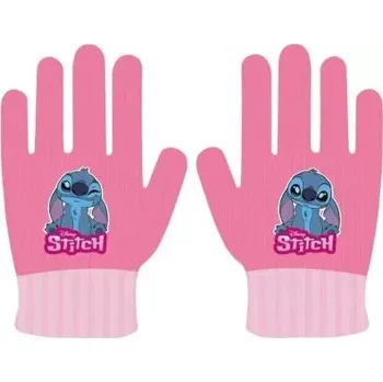 Rukavice Dětské prstové rukavice STITCH růžovéé vel.3-6let