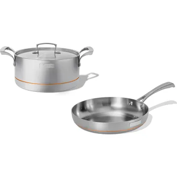 Sada nádobí Elmich Penta Copper 2 ks, 1 hrnec a 1 pánev