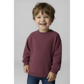 Dívčí svetr Dětský bavlněný svetr Mayoral 311.5E.Mini.9BYA burgundské 93X, vel. 128
