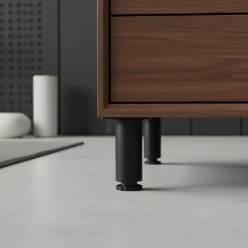 Nábytkové kování Grimme Nábytková noha ARTURO / Černá matná 50 mm