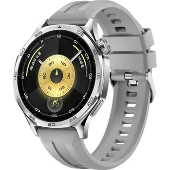 Příslušenství k chytrým hodinkám eses Silikonový řemínek pro Huawei Watch GT 5 46mm a GT 6 46mm - Šedý