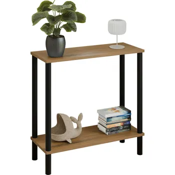 Toaletní stolek Konzole Claro 80x30 cm - různé barvy na výběr - Dub Lancelot, Černý Mat