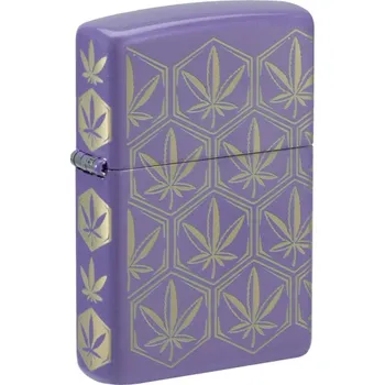 Zapalovač 66107 Honeycomb Cannabis Design