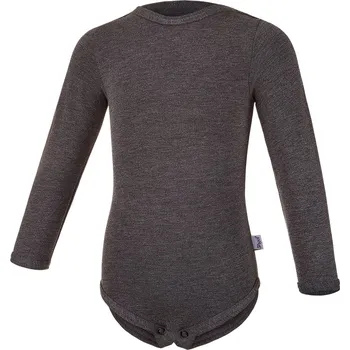 Kojenecký body Little Angel body smyk LA Outlast® - tm.šedý melír Velikost: 80