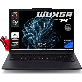 Notebook Notebook Lenovo ThinkPad T14 G5 14" AMD Ryzen 7 64 GB / 1024 GB černý