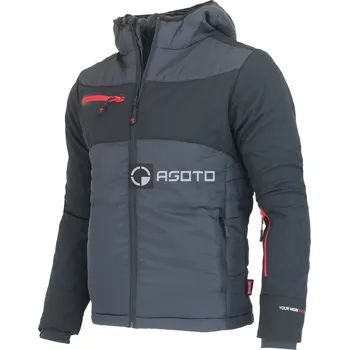 Pánská bunda Industrial Starter Iconic černá pánská zimní bunda 4XL