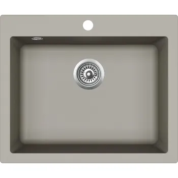Granitový dřez Granitový dřez Helika SIMPLEX SQS101 argent