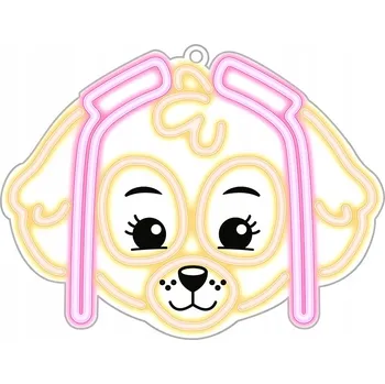 Lampička TelForceOne S.A Dekorativní LED neon Tlapková patrola - Skye