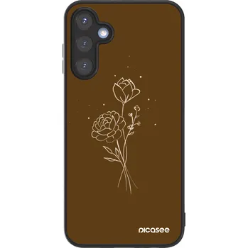 Pouzdro na mobilní telefon Picasee ULTIMATE CASE pro Samsung Galaxy A15 A156B 5G - Brown flowers