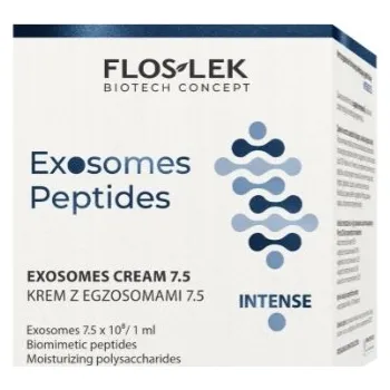Pleťový krém Omlazující a modelační krém na obličej Flos-Lek Exosomes Peptides den a noc 50 ml