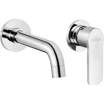 Vodovodní baterie Umyvadlová baterie pod omítku Invena Siros stříbrná